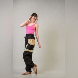 🌿 Rhea Aniya Cotton Drawstring Trouser – One Size (NWT) 🌿